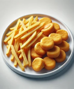 Chiken nuggets et frites