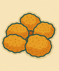 6 Pièces Chiken nuggets