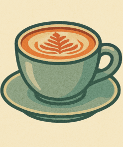 Café Latte frappé Vanille/Caramel