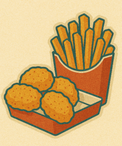 Chicken nuggets & frites